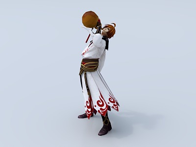 Game Character Li Bai model