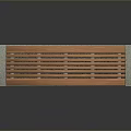 Modern Public Bench With Wooden Slatted Seat And Concrete Base For Outdoor Public Spaces