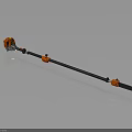 Durable Pole Saw Hardware Tool With Long Extension Pole And Orange Parts