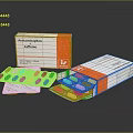 Acetaminophen Caffeine Tablets In Open Orange And White Box Packaging