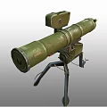 Green Anti Tank Missile Launcher With Tripod Stand And Sighting Device