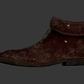 Classic Brown Leather Lace Up Boots With Stitched Design And Retro Style
