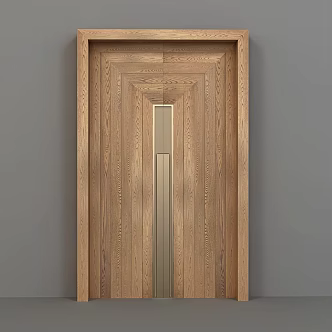 Modern double door 3d model