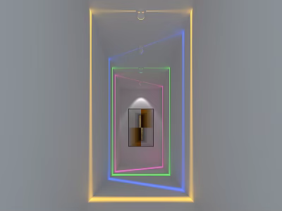 Modern decorative lamp window lamp 3d model