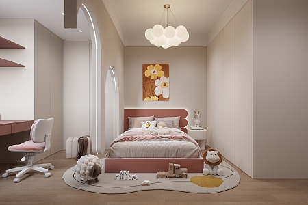 Girl's Room 3d model