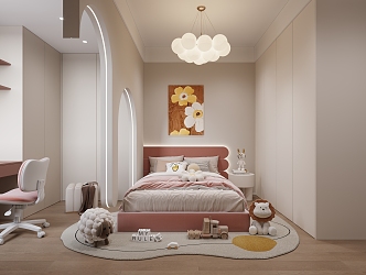 Girl's Room 3d model