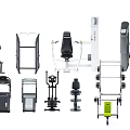 Complete Home Gym Sports Equipment Set With Treadmill Dumbbells Exercise Bike And Trainer
