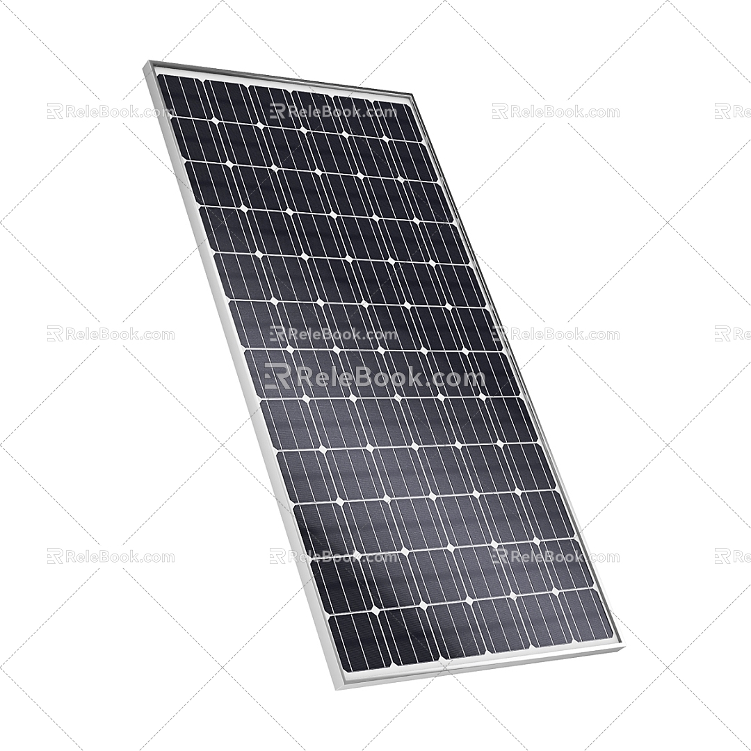 Modern solar cells 3d model