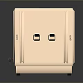 Beige Household Device With Multiple Ports Control Panel And Display Screen For Daily Use