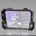 Futuristic Tech Console With PayPoint Interface And Nexus Trading Center