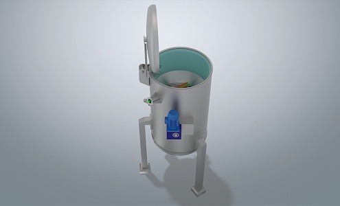 Crushing Equipment Tank Mixer Feeder Pharmaceutical 3d model