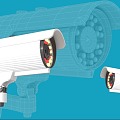 Camera gun camera road facilities monitoring security 3d model