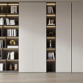 Modern bookcase 3d model