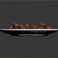 Grilled Flatbread With Grilled Meat Cherry Tomatoes Yogurt Sauce And Green Herbs On White Plate