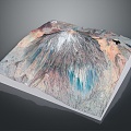 Geography, topography, mountain shape, ridge, ridge, valley, mountain range, canyon, geomorphology, mountain peak, mountain body 3d model