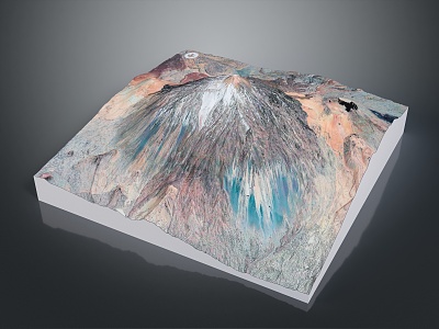 Geography, topography, mountain shape, ridge, ridge, valley, mountain range, canyon, geomorphology, mountain peak, mountain body 3d model