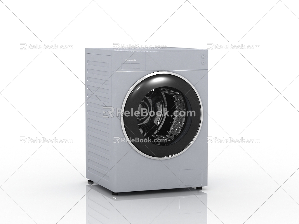 Modern washing machine drum washing machine 3d model