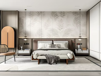 Modern Bedroom 3d model