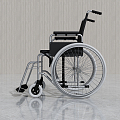 Modern Wheelchair Push Chair 3d model