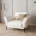 Single sofa 3d model