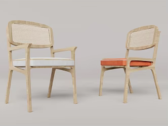 Nordic Dining Chair 3d model