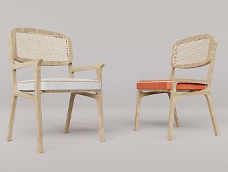 Nordic Dining Chair 3d model