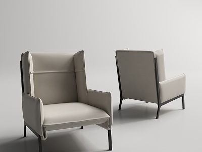 Modern Armchair Single Chair model