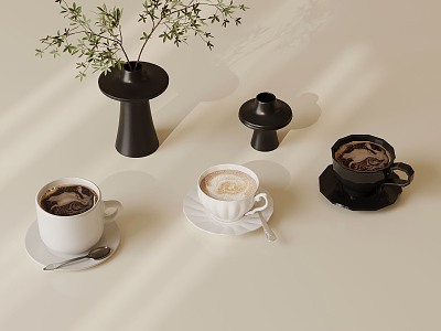 07 Coffee Modern Coffee 3d model