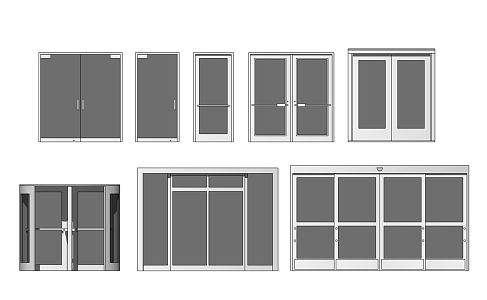 Modern Gate Commercial Office Gate 3d model