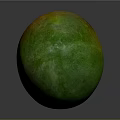 Fresh Ripe Mango With Green Yellow And Red Skin Looking Juicy And Delicious