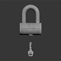 Modern lock 3d model