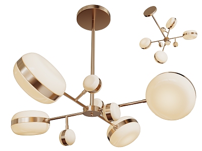 Modern Chandelier Art Chandelier Spherical Chandelier 3d model