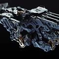Intelligent Machine with Complex Black Mechanical Structure and Multiple Components