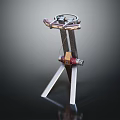 Sturdy Adjustable Tripod Equipment With Durable Metal Legs And Locking Mechanism