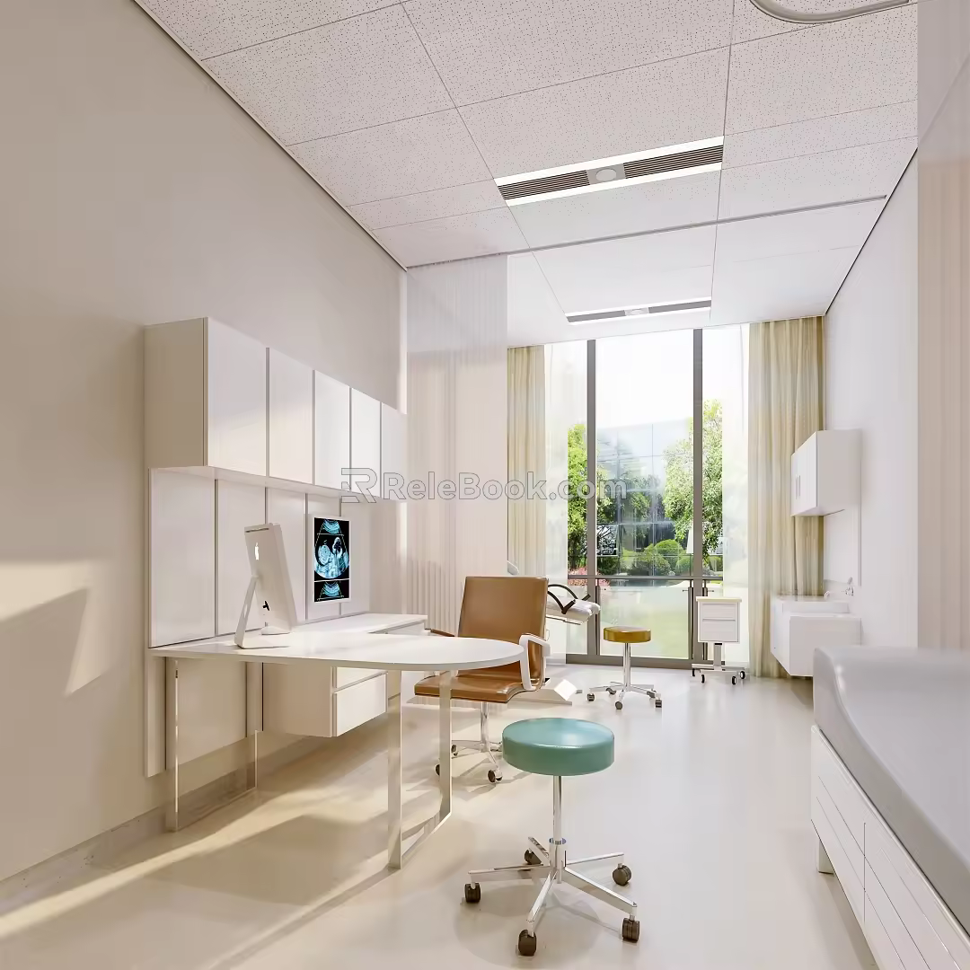 Modern consulting room 3d model