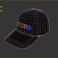 Hat cap baseball cap realistic 3d model