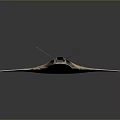 Camouflage Painted Military Aircraft Model With Aerodynamic Design And Detailed Structure