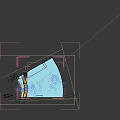 Modern Exhibition Hall Interior With Green Dome Structure And Tech Display Elements