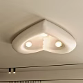 Quiet ceiling lamp cream ceiling lamp 3d model