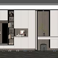 Modern Shoe Cabinet Interior Design With Storage Shelves Mirror And Lighting