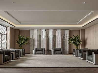 Modern Reception Room model