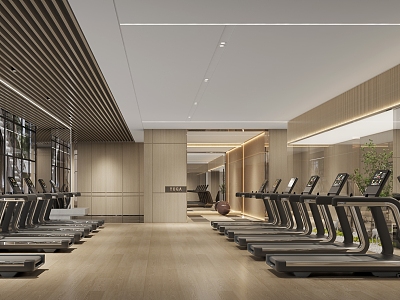 Modern Gym 3d model