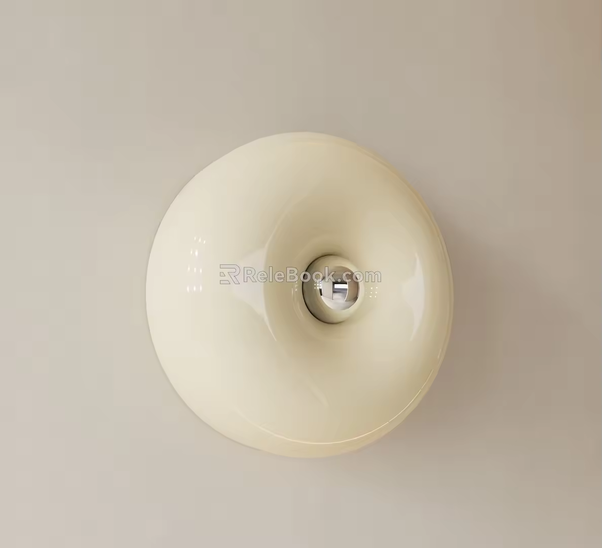 modern wall lamp round wall lamp 3d model