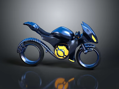 Jet Motorcycle Sci-Fi Motorcycle Concept Motorcycle Flying Car Space Flying Car Space Motorcycle 3d model