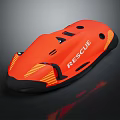 Orange Rescue Flotation Device With Bright Color And Emergency Rescue Features