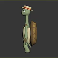 Turtle Cartoon Turtle Snapping Turtle Chickbill Turtle Reptile Cold Blooded Animal Reptile Class 3d model
