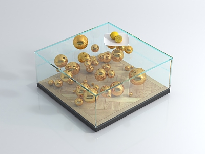 Modern coffee table 3d model