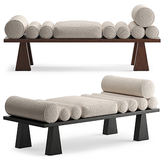 Modern Sofa Bench 3d model