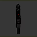 Modern Tactical Pistol With Metal Surface Black Grip And Design Details