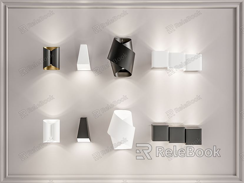 Modern wall lamp model